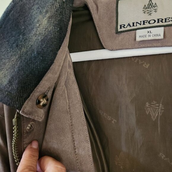 Rainforest  Rugged Elegance Down Barn Coat Tabacco Size XL - Picture 9 of 15